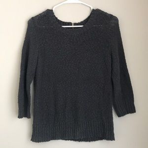 Grey H&M Sweater with Back Zipper